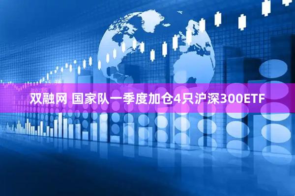 双融网 国家队一季度加仓4只沪深300ETF
