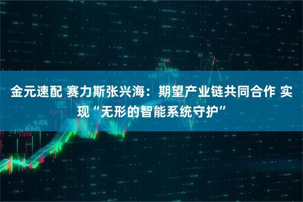 金元速配 赛力斯张兴海：期望产业链共同合作 实现“无形的智能系统守护”